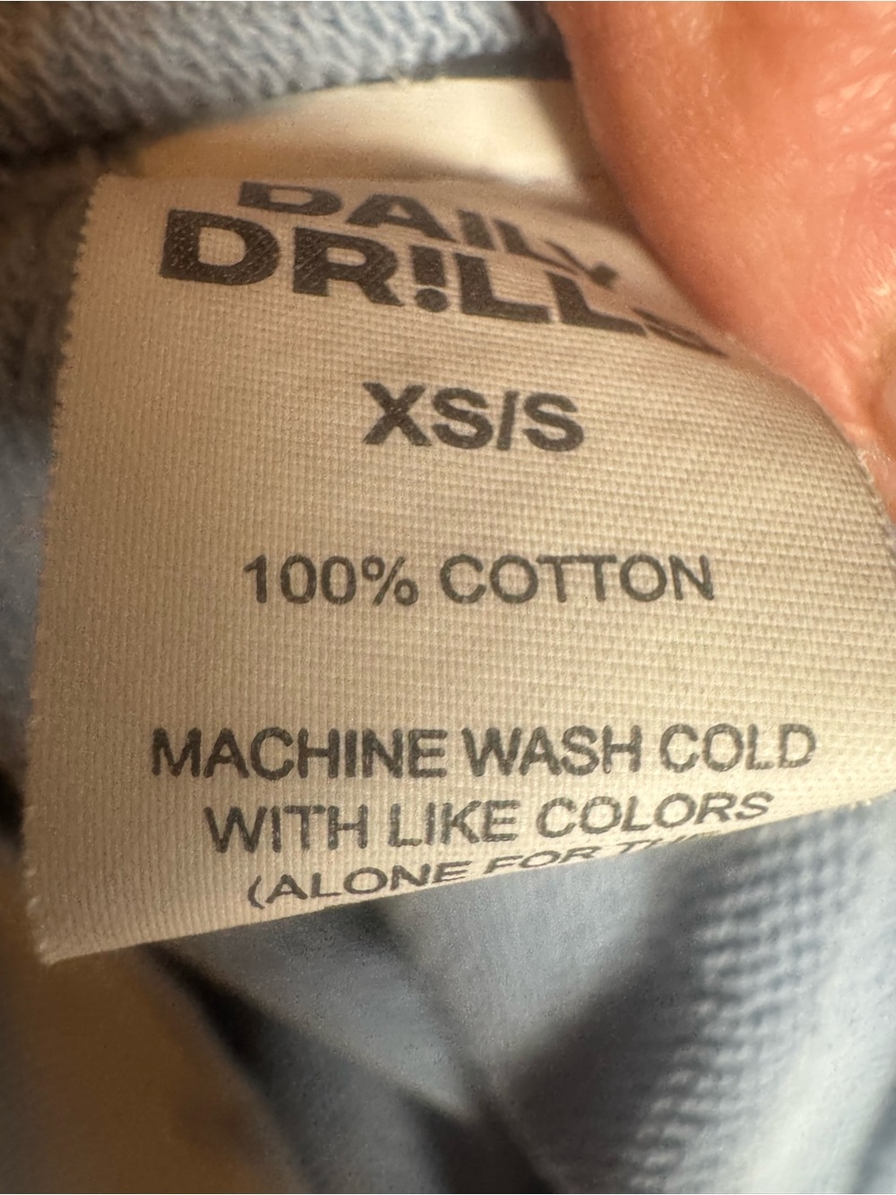 Daily Drills Layered Oversized Sweatshirt XS/S blue - Picture 3 of 7